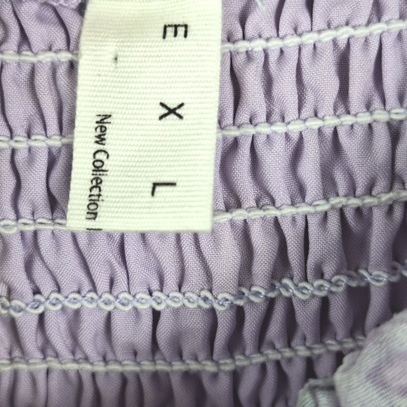 Womens Dress XXL Babydoll Romantic Floral Off Shoulder Tiered Fairy Coquette - Picture 3 of 12